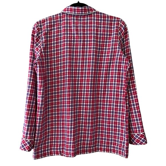 Victoria’s Secret Cotton Metallic Plaid Pajamas 2 Piece Set - Picture 4 of 8